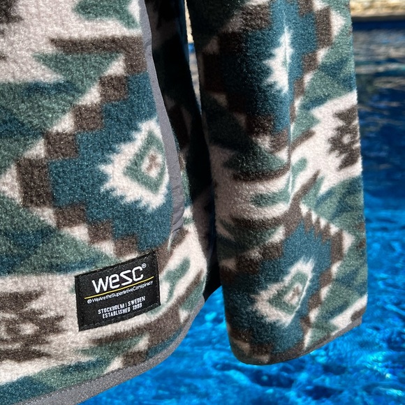 WeSC Aztec Fleece Jacket - Picture 15 of 16